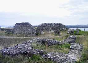 Photo de ruines romaines de Drobeta-Turnu Severin.