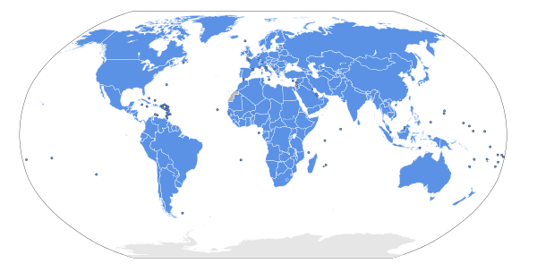 Carte de l'organisation