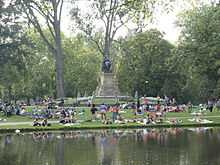 Vue du Vondelpark, principal parc d'Amsterdam