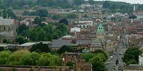 Vue du centre-ville de Winchester.