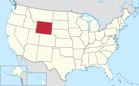 Carte des États-Unis avec le Wyoming en rouge.SurnomEquality StateEn français : « L'État de l’égalité »DeviseEqual Rights (anglais)« Égalité des droits »