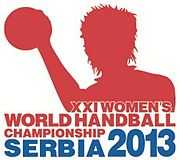 Description de l'image XXI women world championship handball Serbia 2013 logo.jpg.