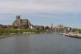 L'Yonne à Auxerre.